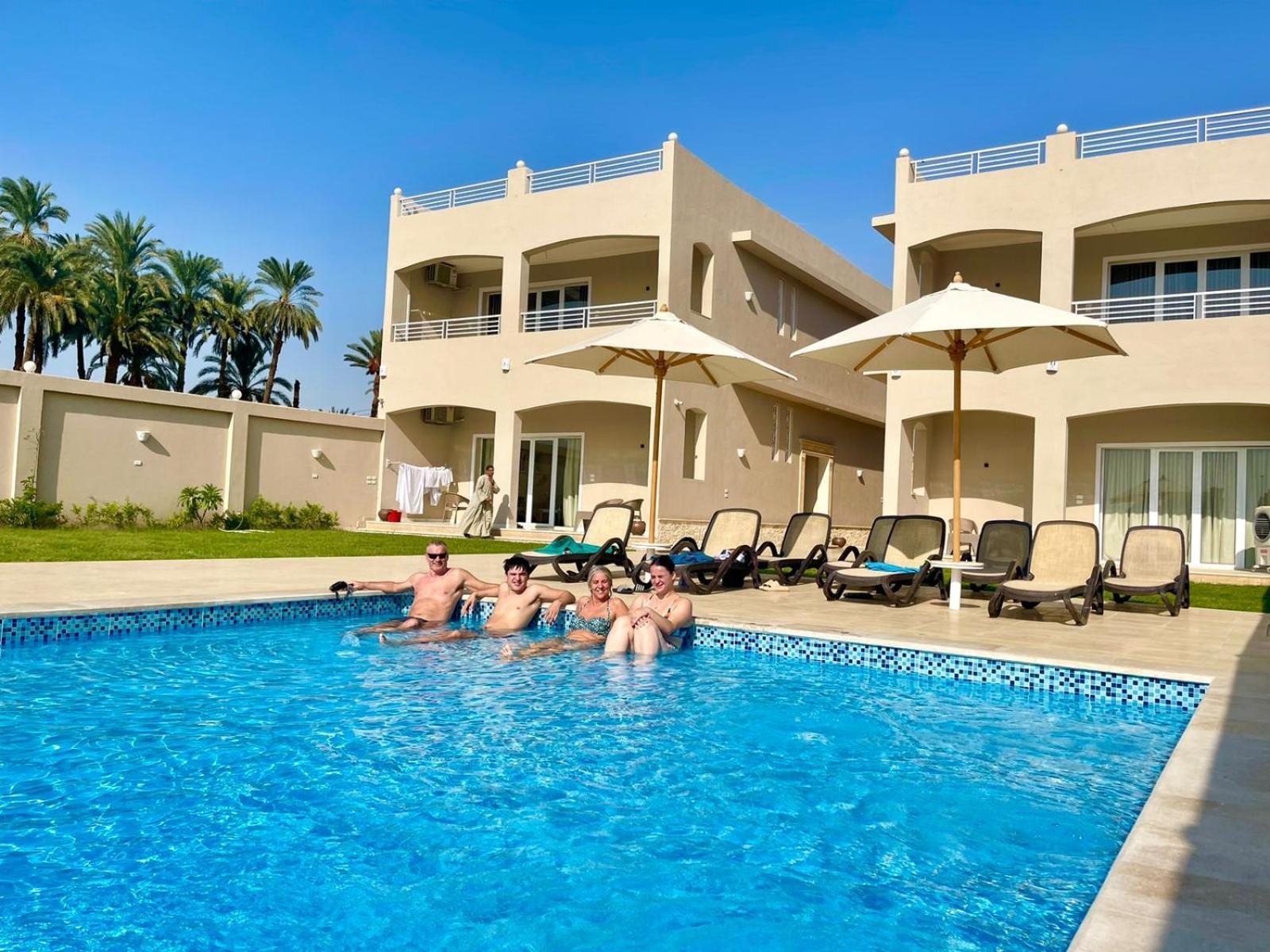 Royal Nile Villa - Pool View Apartment 1 Luksor Exterior foto